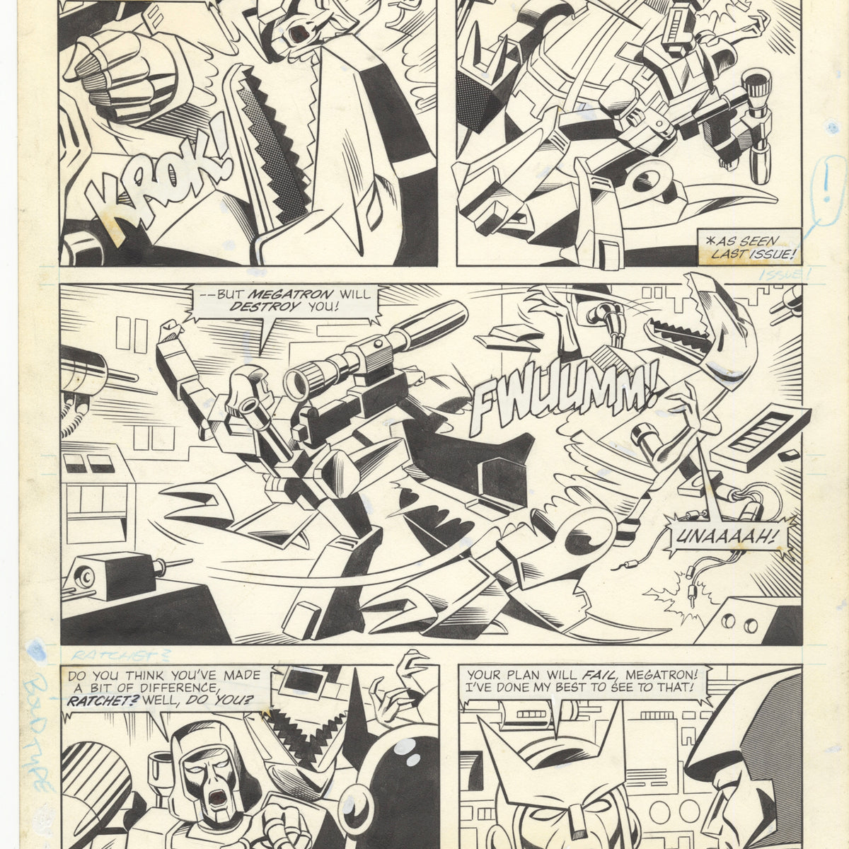 Transformers #59 Pg 2 Jose Delbo Grimlock vs. Mega Neat St – Neat Stuff ...