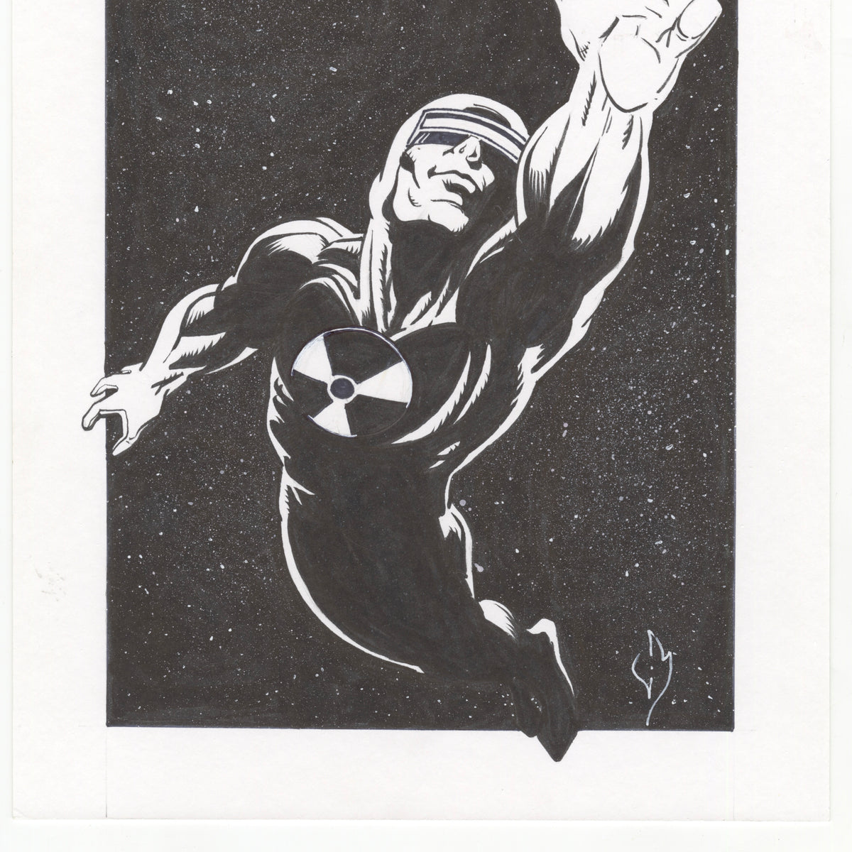 Solar Man of the Atom Valiant Original Art by Cliff Van Meter – Neat ...